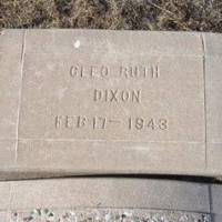 Cleo Ruth DIXON